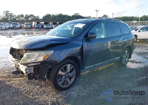 2013 Nissan Pathfinder Platinum from USA, damaged, VIN 5N1AR2MN2DC632266